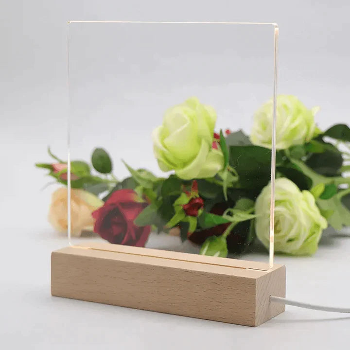 3D Acrylic Writing Board With Pens