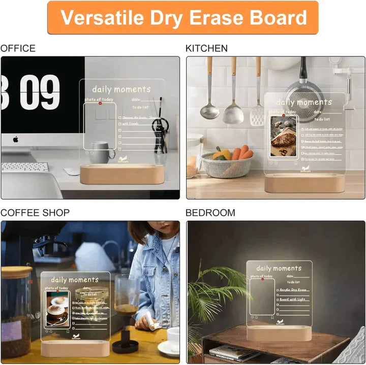 3D Acrylic Writing Board With Pens