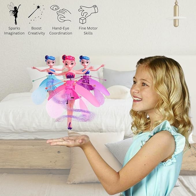 Flying Fairy Doll With Hand Sensor Control