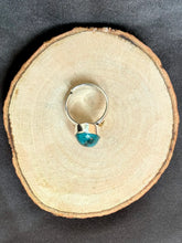 Load image into Gallery viewer, Firoza (Turquoise) Ring - Free Size
