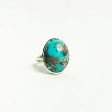 Load image into Gallery viewer, Firoza (Turquoise) Ring - Free Size
