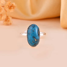 Load image into Gallery viewer, Firoza (Turquoise) Ring - Free Size
