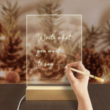 Load image into Gallery viewer, 3D Acrylic Writing Board With Pens
