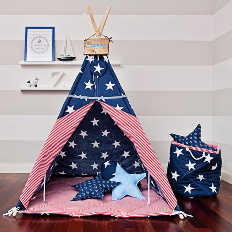 Play Tents For Kids - Bright Blue